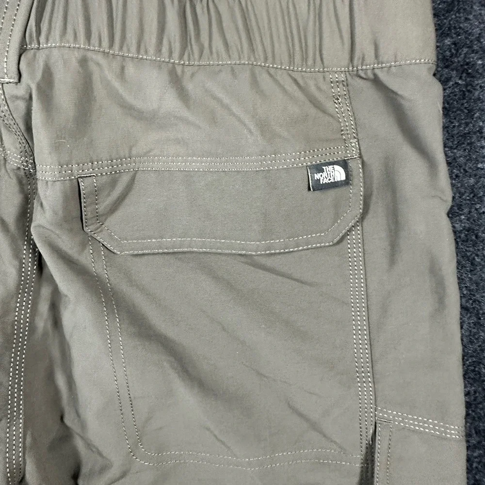 The North Face Mens Convertible Cargo Pants‎ Khaki Tan Zip Off Hiking Size Large